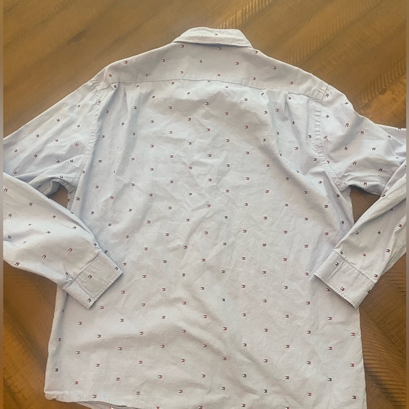Tommy Hilfiger Embroidered Logo Button Front Shirt - Picture 5 of 5